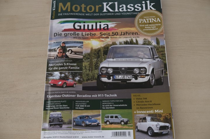 Deckblatt Motor Klassik (03/2012)